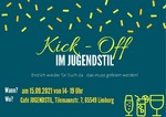 Kick-Off im Jugendstil am 15.09.2021